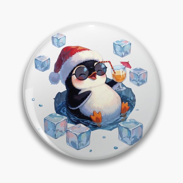 Item preview, Happy Chillguin - Funny Christmas Penguin Chilling designed and sold by SolaoLab.