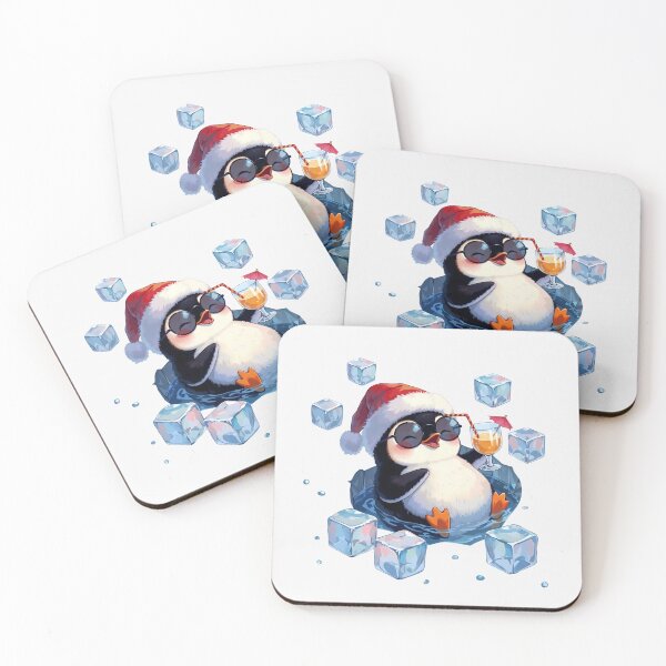 Item preview, Happy Chillguin - Funny Christmas Penguin Chilling designed and sold by SolaoLab.