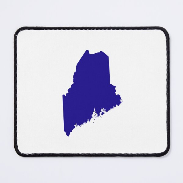 Item preview, Maine Map Silhouette – Minimal Black and White designed and sold by Paper Drip.