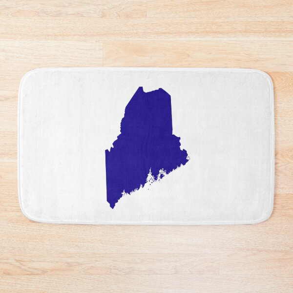 Item preview, Maine Map Silhouette – Minimal Black and White designed and sold by Paper Drip.