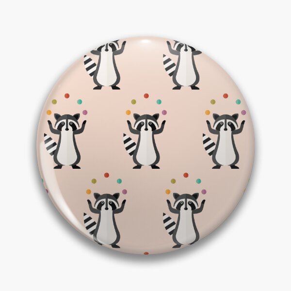 Item preview, Juggling raccoons on pink designed and sold by reneesillus.