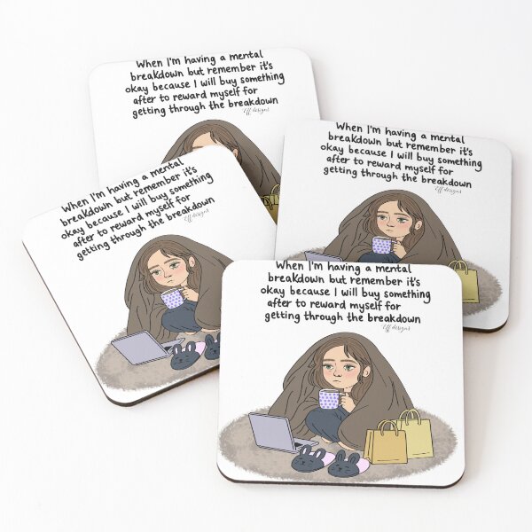 Item preview, Retail Therapy Is Character Development – Funny Relatable Quote designed and sold by effdesigns.