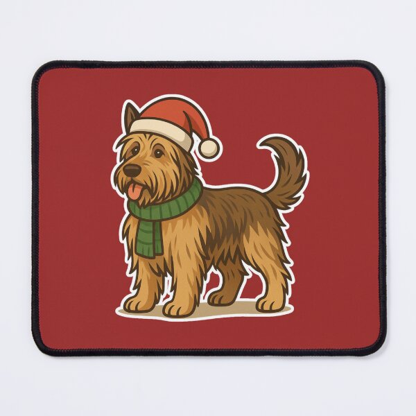 Item preview, Picardy Sheepdog Christmas Lights – Berger Picard in Santa Hat designed and sold by GoodyPaws.