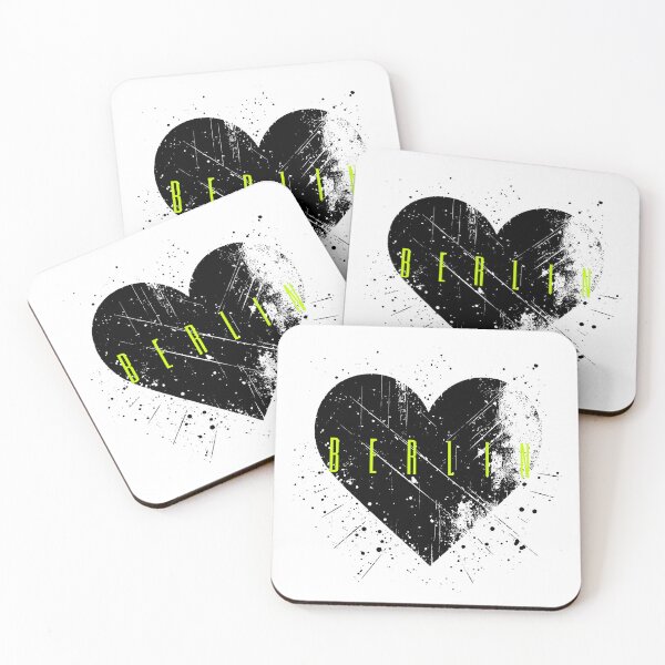 Item preview, Berlin Industrial Style lettering with heart designed and sold by Ecmoprints.