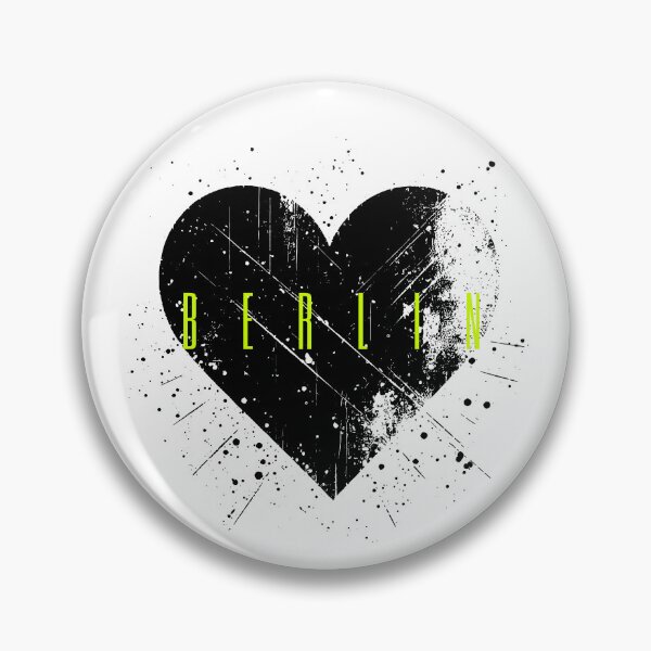Item preview, Berlin Industrial Style lettering with heart designed and sold by Ecmoprints.