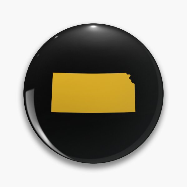 Item preview, Kansas Map Silhouette – Minimal Yellow designed and sold by Paper Drip.