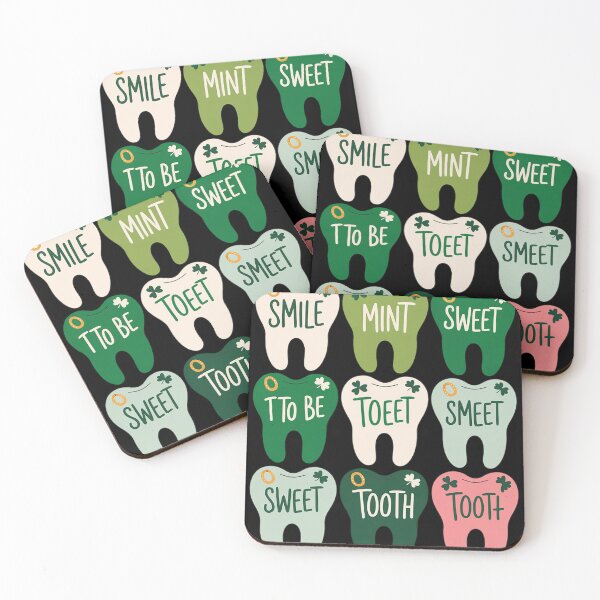 Item preview, Flossed Teeth St Patricks Day Dentist Dental Squad Assistant designed and sold by GGrizeldaRivas.