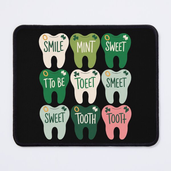 Item preview, Flossed Teeth St Patricks Day Dentist Dental Squad Assistant designed and sold by GGrizeldaRivas.