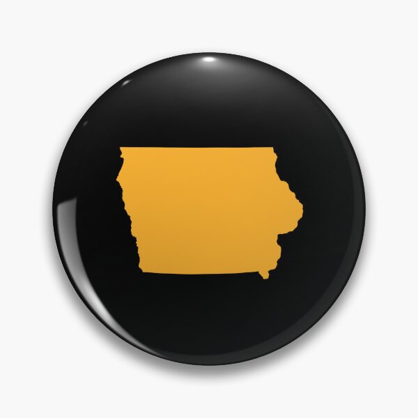 Item preview, Iowa Map Silhouette – Minimal Yellow designed and sold by Paper Drip.