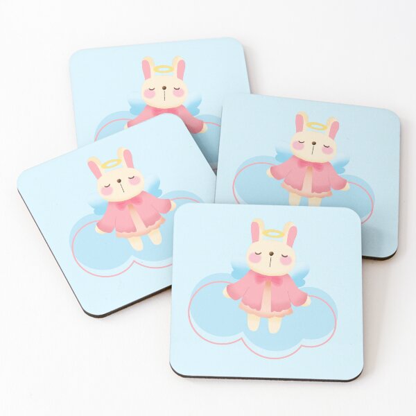 Item preview, Cute Angel Bunny on Soft Cloud designed and sold by Porpor Artwork.