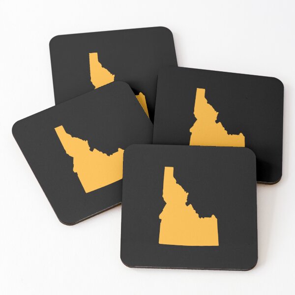 Item preview, Idaho Map Silhouette – Minimal Yellow designed and sold by Paper Drip.