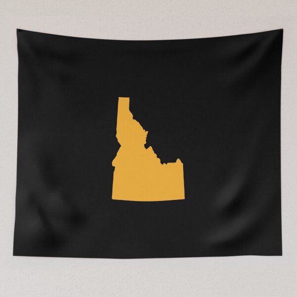 Item preview, Idaho Map Silhouette – Minimal Yellow designed and sold by Paper Drip.