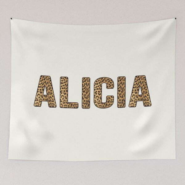 Item preview, Alicia Name Leopard Print designed and sold by Jeallan Designs.
