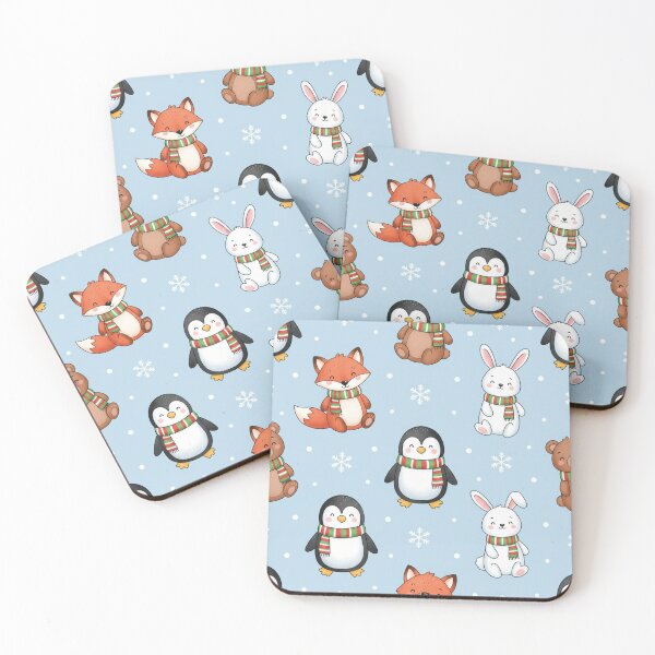 Item preview, Cute Festive Penguins designed and sold by Meemaart.