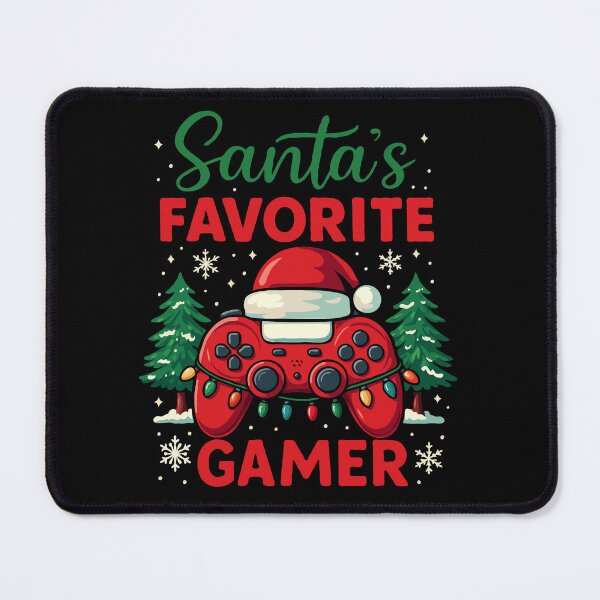 Item preview, Santa’s Favorite Gamer – Funny Christmas Gaming Controller Design | Holiday Gift for Video Game Lovers designed and sold by BrainBubbleArt.