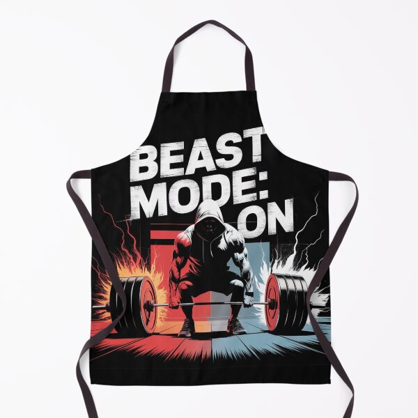 Item preview, Beast Mode ON Gym T-Shirt – Intense Powerlifting Fitness Design for Men designed and sold by HAFIZ-DP.