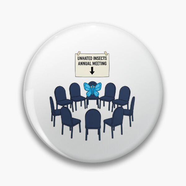 Item preview, Unhated Insects Annual Meeting Butterfly Meme designed and sold by elderberry.