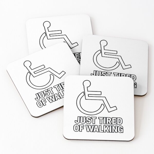 Item preview, JUST TIRED OF WALKING logo high quality designed and sold by DOCTORHOODIE.