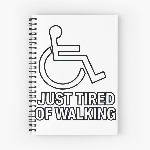 Item preview, JUST TIRED OF WALKING logo high quality designed and sold by DOCTORHOODIE.