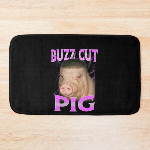 Item preview, Buzz Cut Pig Fade Hog Brainrot designed and sold by elderberry.