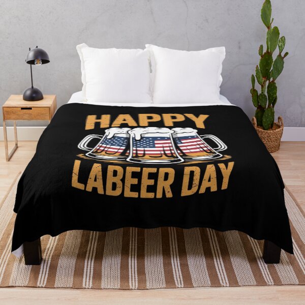 Item preview, American Flag Beer Happy Labeer Day Labor Day  designed and sold by KonstanKoraner.