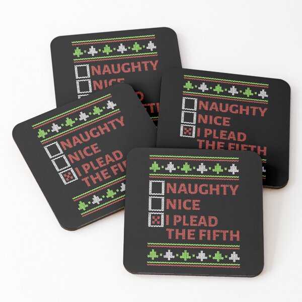 Item preview, Christmas Time - Naughty Nice I Plead The Fifth II designed and sold by Lemon Pepper.