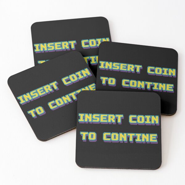 Item preview, Insert Coin to Continue – Retro Arcade Gamer Design designed and sold by Design Delinquent.