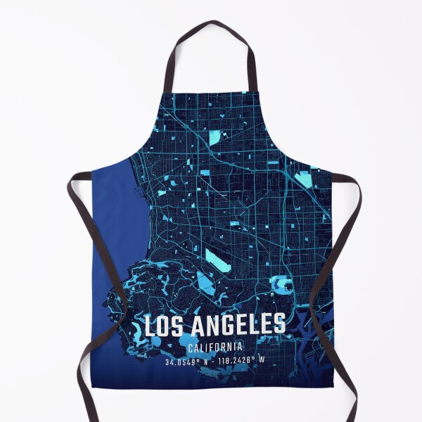 Item preview, Los Angeles Midnight City Map designed and sold by HomeLivingCo.