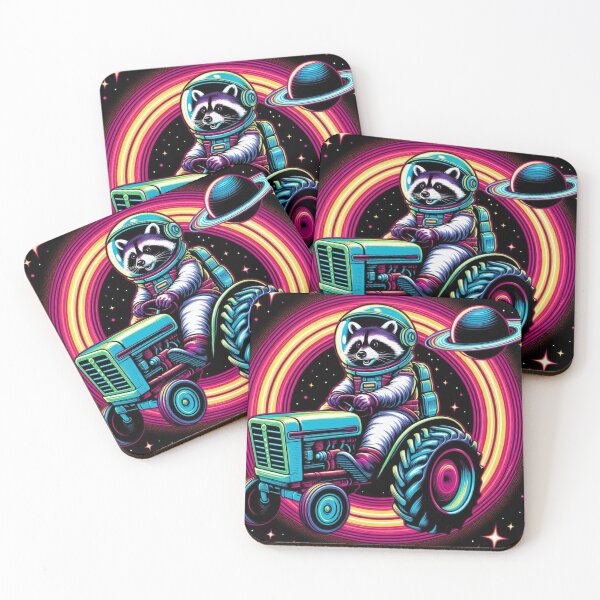 Item preview, Cute astronaut raccoon  designed and sold by Dogandesighn.