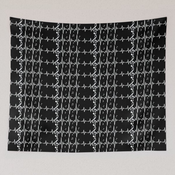 Item preview, Music, heartbeat, cardiogram designed and sold by DariusZD.