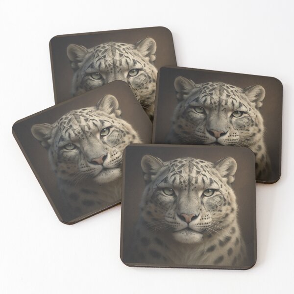 Item preview, Snow Leopard Serenity – GeoWild Silent Strength designed and sold by GeoWild Designs.