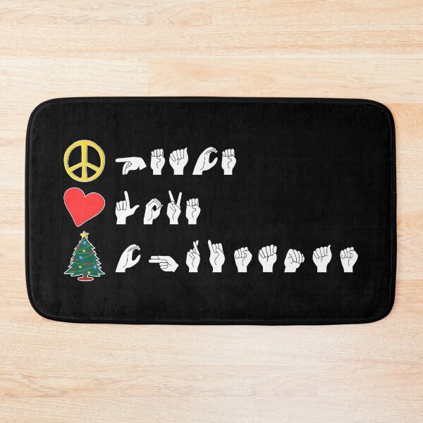 Item preview, ASL Peace Love Christmas I designed and sold by Lemon Pepper.