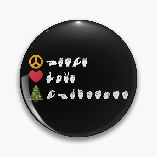 Item preview, ASL Peace Love Christmas II designed and sold by Lemon Pepper.