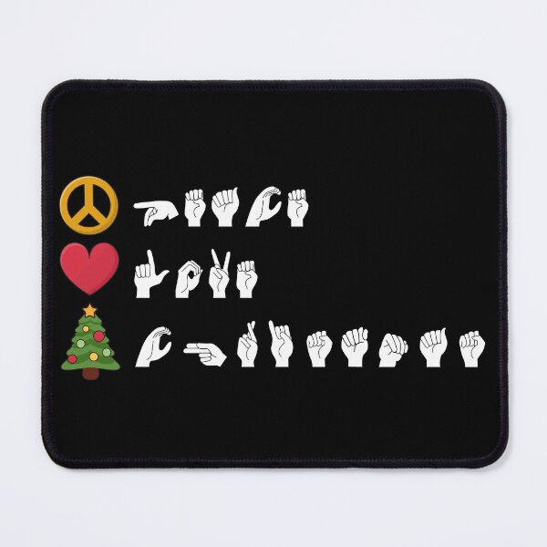 Item preview, ASL Peace Love Christmas II designed and sold by Lemon Pepper.