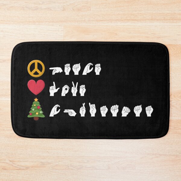 Item preview, ASL Peace Love Christmas II designed and sold by Lemon Pepper.