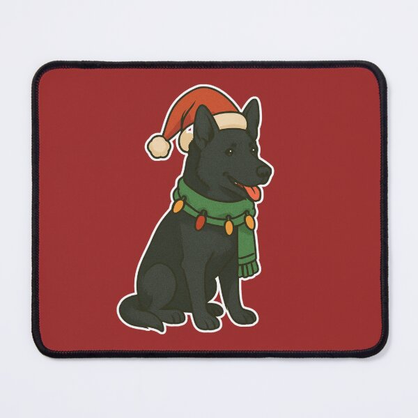 Item preview, German Shepherd Christmas Lights – Santa Hat Holiday Dog Design designed and sold by GoodyPaws.