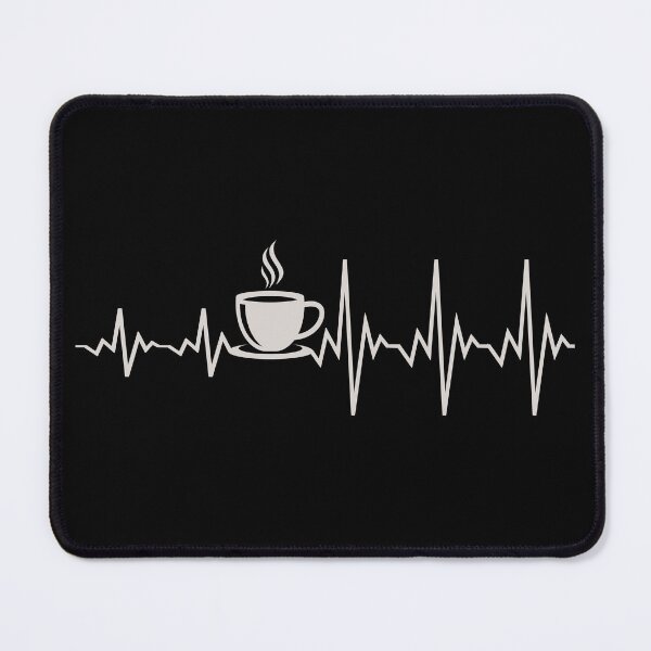 Item preview, Coffee, heartbeat, cardiogram designed and sold by DariusZD.