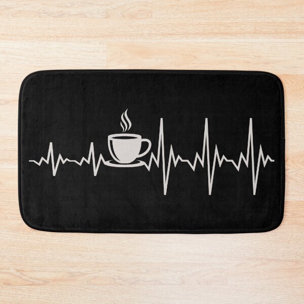 Item preview, Coffee, heartbeat, cardiogram designed and sold by DariusZD.