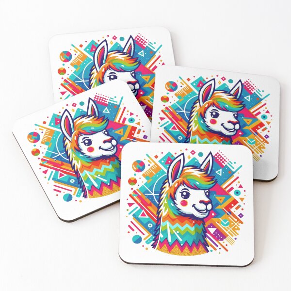 Item preview, Colorful cute lama  designed and sold by Dogandesighn.