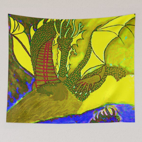 Item preview, Fire and Water Dragon V designed and sold by Gluecknika.