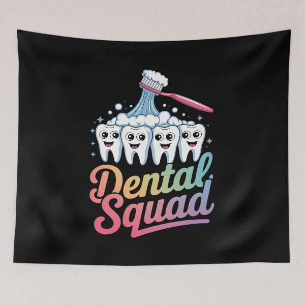 Item preview, Dental Squad Teeth Toothbrush Dentist Dental Hygienist designed and sold by GGrizeldaRivas.