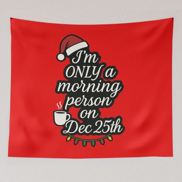 Item preview, Morning Person (Once a Year) Christmas Coffee Edition! designed and sold by Taberland.