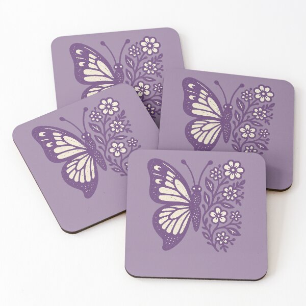 Item preview, Vintage purple butterfly design with retro charm and elegance designed and sold by FrictionMaxxing.