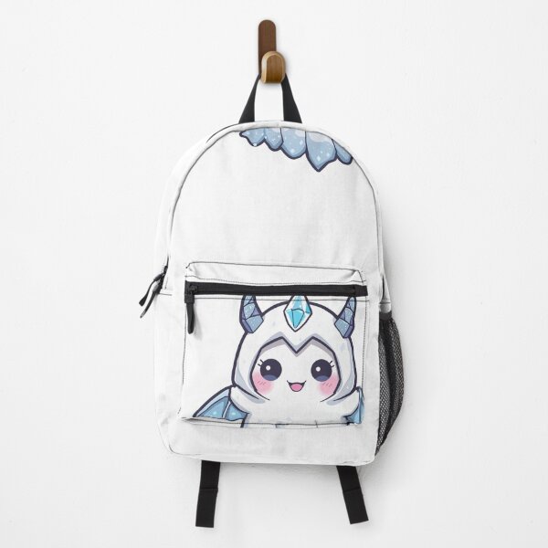 Item preview, Cute kawaii ghost in an icy dragon costume with glittering crystal designed and sold by Boo-Buddy.