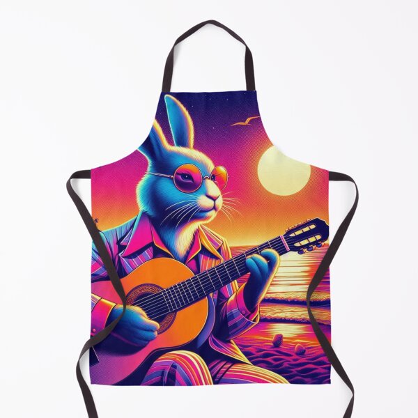 Item preview, Cute bunny guitar playing designed and sold by Dogandesighn.