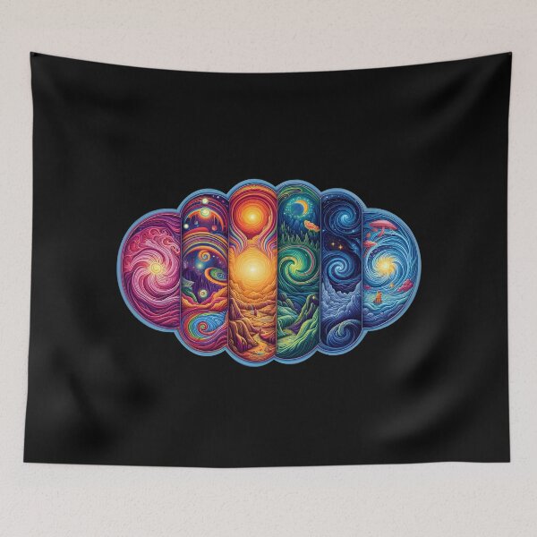 Item preview, Swirly 6 Dimension Psychedelic Cloud - Shee Digital Art  designed and sold by SheeArtworks.