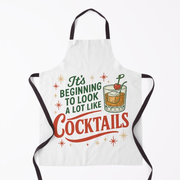 Item preview, It’s Beginning to Look a Lot Like Cocktails Vintage Christmas Cheers! designed and sold by Taberland.