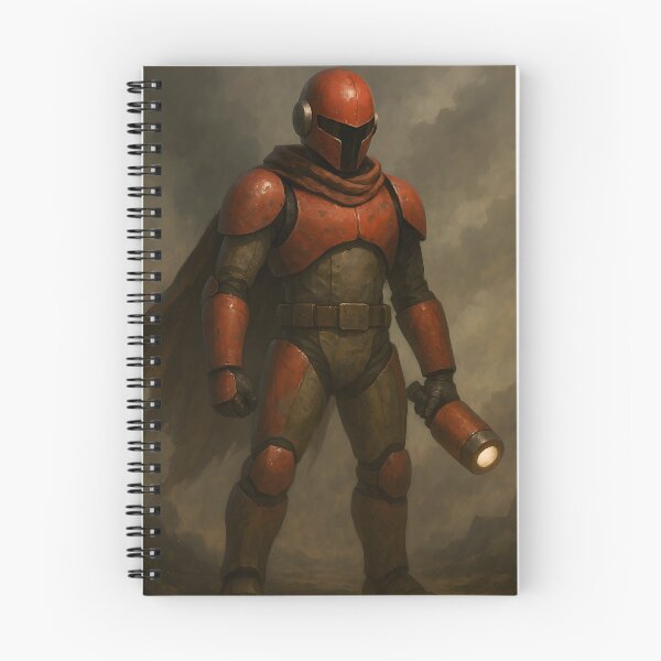 Item preview, Futuristic Warrior With Glowing Device Digital Illustration designed and sold by PandaTShirtShop.
