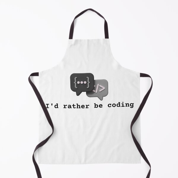 Item preview, I'd Rather Be Coding - Funny Gift for Programmers & Developers designed and sold by TheCuriousPawn.