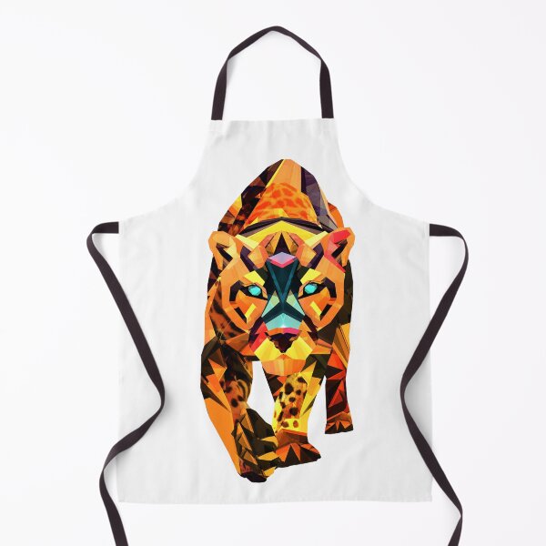 Item preview, Geometric Big Cat – For Those Who Walk Bold and Watch Quiet designed and sold by Raven Studios.